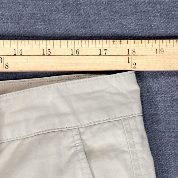 Vince Chino Pants Women 14 Cream Straight Leg Classic Career Preppy Basic Casual - Picture 10 of 14